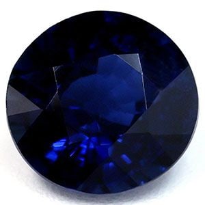 Loose Round 1.17ct Blue SI Sapphire Gemstone (1 of 1)