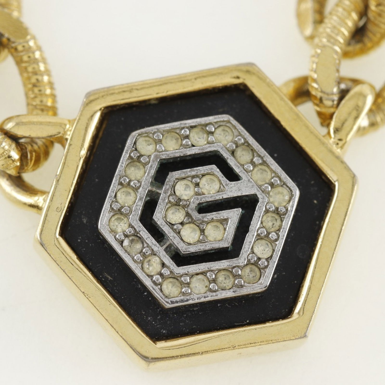 Givenchy Rhinestone Gold Plating - 6