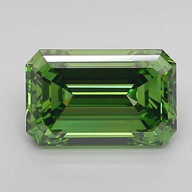 Loose IGI 1.53ct Fancy Vivid Green VS1 Lab Diamond: Loose IGI 1.53ct Fancy Vivid Green VS1 Lab Diamond Loose IGI 1.53ct Fancy Vivid Green VS1 Lab Diamond, with measurements of 8.19L x 5.25W x 3.64H, certified by IGI. Item Specifics: Source: This Is A