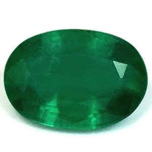 Loose Emerald Gemstone GIA 2.76ct Green SI Oval (1 of 1)