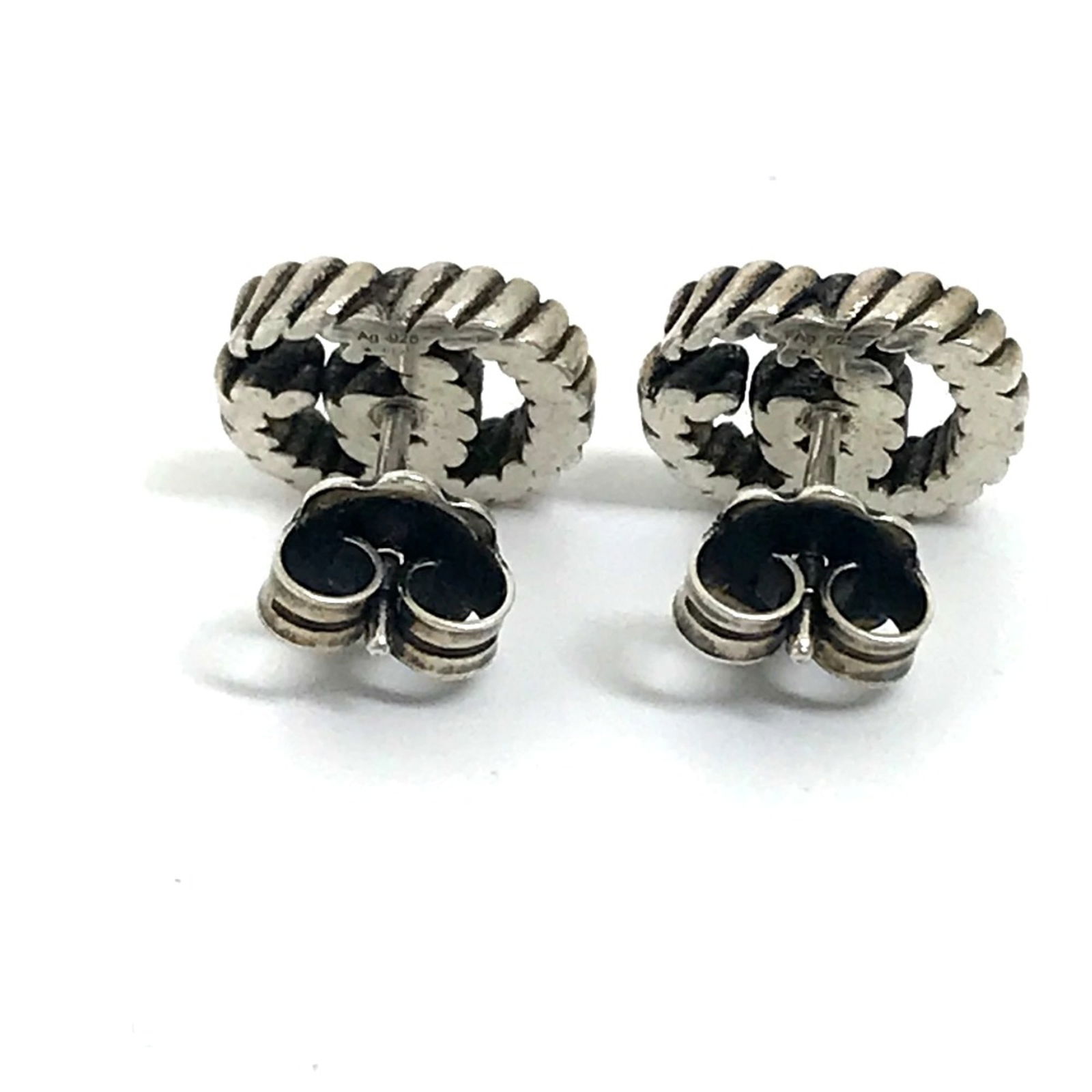 Gucci Silver Stud Earrings - 4