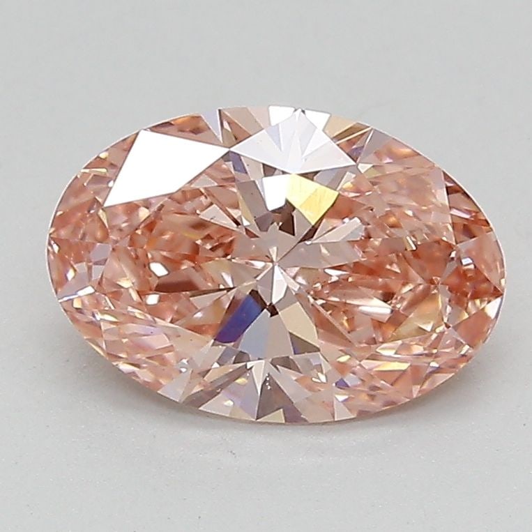 Loose Lab Diamond 1.62ct Fancy Vivid Pink VS1 - IGI Oval: Loose Lab Diamond 1.62ct Fancy Vivid Pink VS1 - IGI Oval Loose lab-grown diamond with a 1.62-carat weight, featuring a fancy vivid pink color and VS1 clarity, certified by IGI, with measurements of