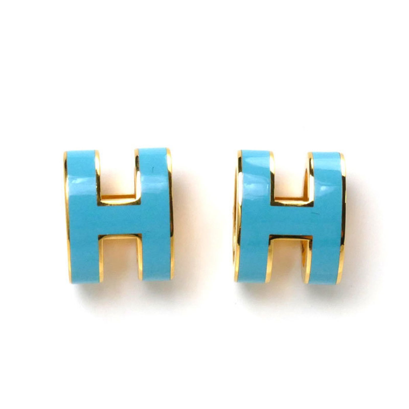 Gold Plating Hermes Stud Earrings (1 of 6)