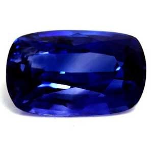 Loose Sapphire Gemstone 1.1ct Blue SI: Loose Sapphire Gemstone 1.1ct Blue SI Loose sapphire gemstone weighing 1.1ct, faceted, with an intense blue color and SI clarity; measurements are 7.04L x 4.47W, and it has no certification. Item