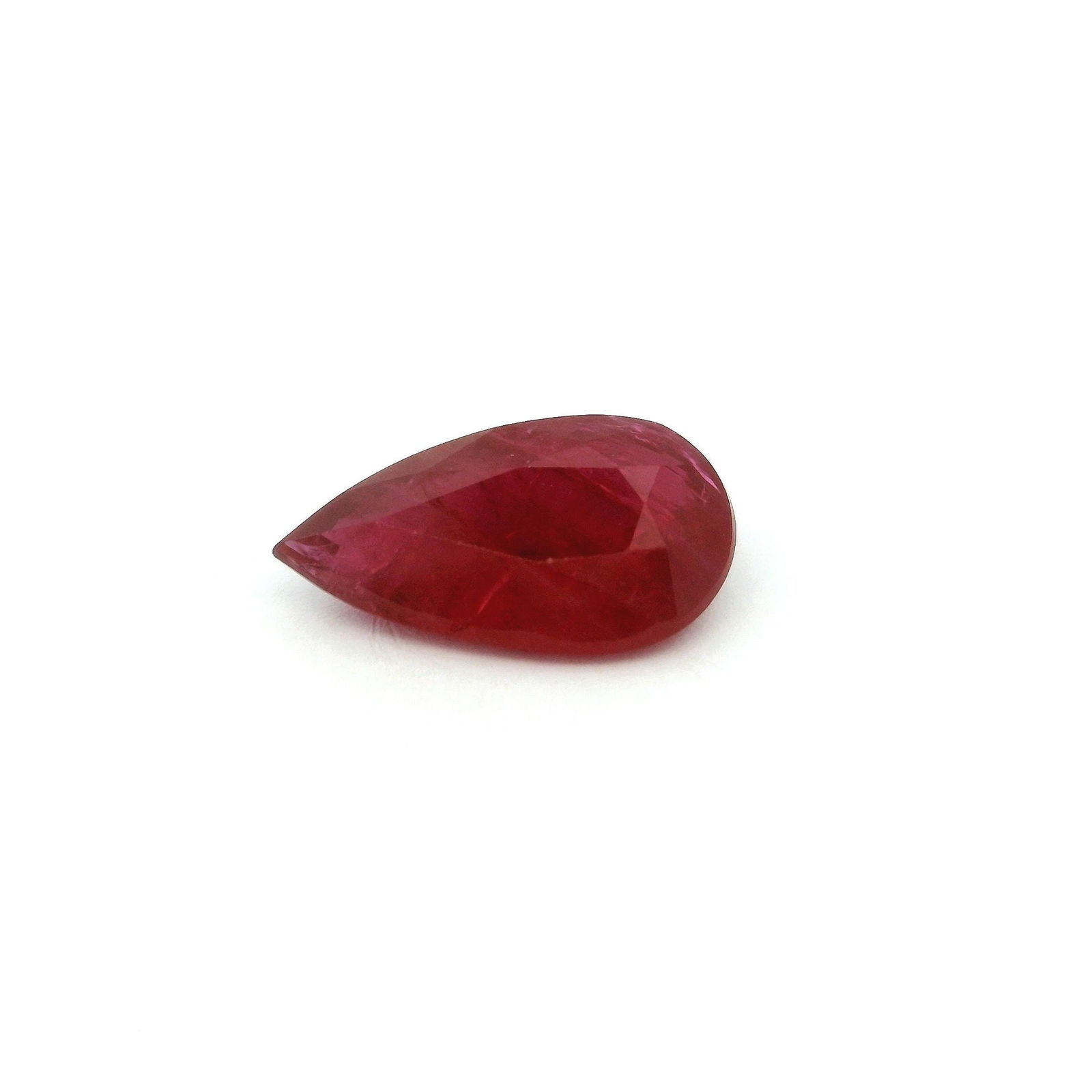Loose Ruby Gemstone GSI Pear 2.0ct Red MI (1 of 1)