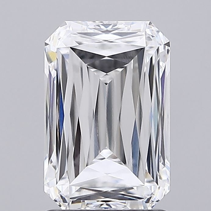 Loose Lab Diamond IGI Radiant 2.18ct E VVS1: Loose Lab Diamond IGI Radiant 2.18ct E VVS1 Loose lab-grown diamond in radiant cut, weighing 2.18 carats, color E, clarity VVS1, with IGI certification and excellent polish and symmetry. Item