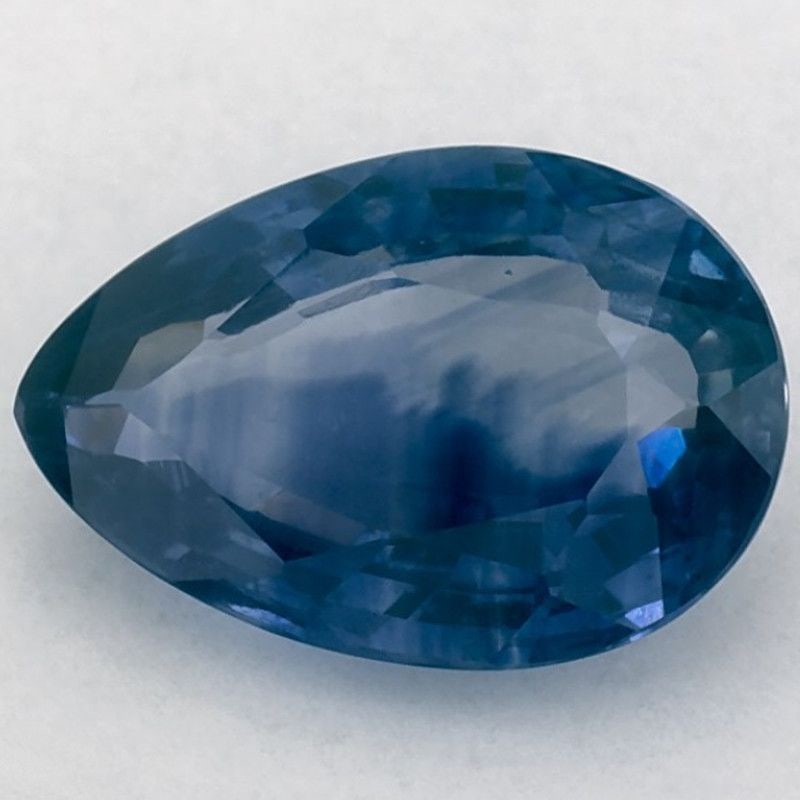 Loose Sapphire Gemstone Pear 2.07ct Blue SI (1 of 1)