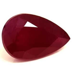 Loose Ruby Gemstone GIA Pear 1.6ct Red SI (1 of 1)