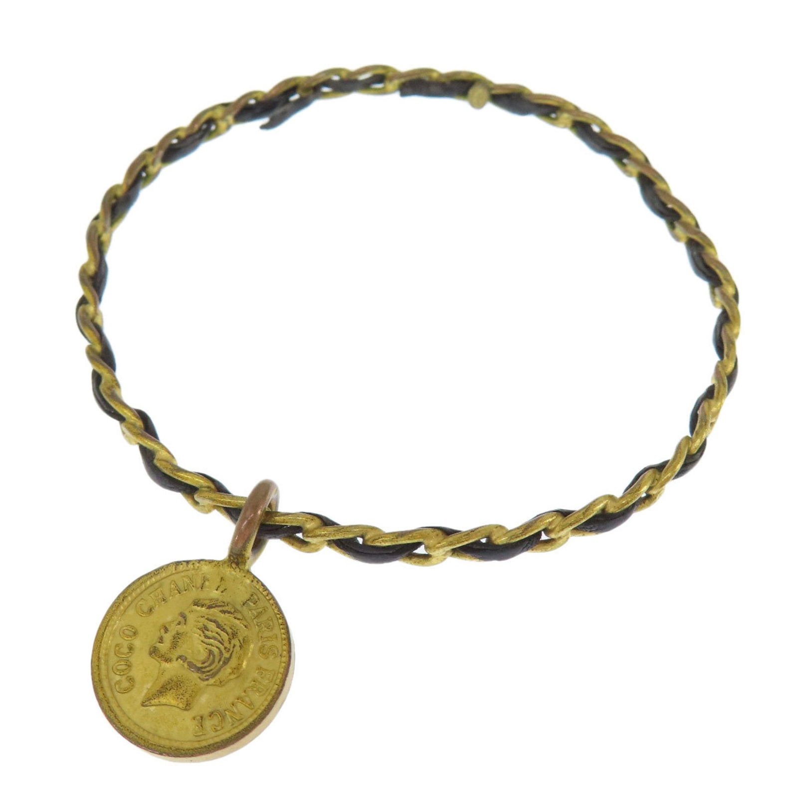 Chanel Leather Bangle - 7