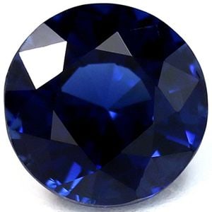 Loose Sapphire Gemstone Round 1.85ct Blue SI (1 of 1)