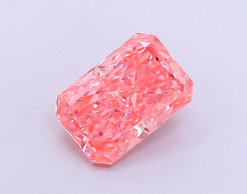 1.64ct Fancy Vivid Pink VS2 IGI Radiant - Loose Lab Diamond: 1.64ct Fancy Vivid Pink VS2 IGI Radiant - Loose Lab Diamond This 1.64ct fancy vivid pink lab diamond is IGI certified with VS2 clarity, radiant cut, and measures 8.29 x 5.63 x 3.87 mm. Item