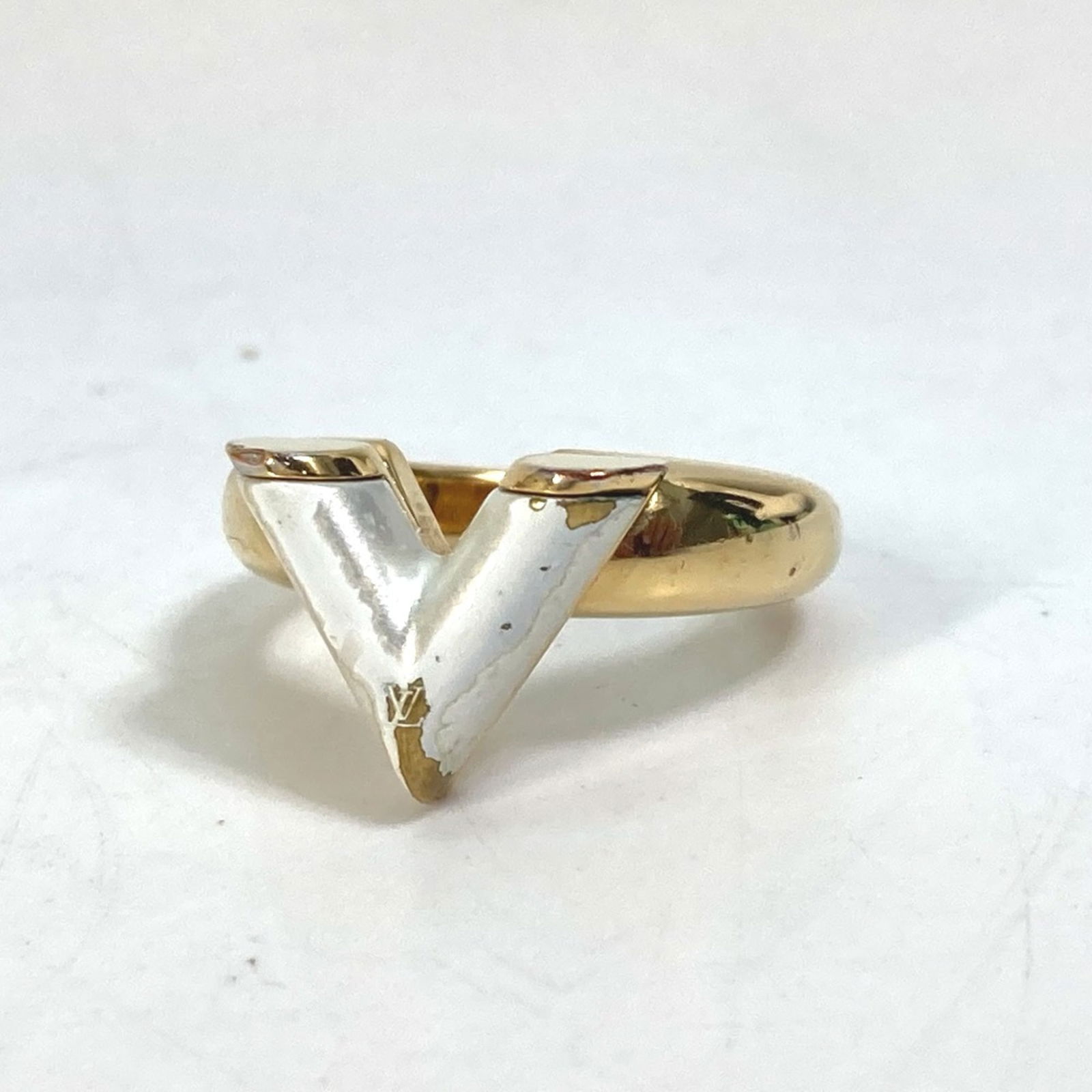 Gold Plated Louis Vuitton Band Ring (1 of 8)