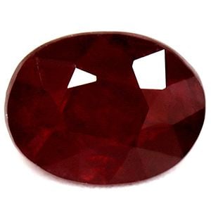 Loose Ruby Gemstone Oval 1.27ct Red SI: Loose Ruby Gemstone Oval 1.27ct Red SI A 1.27ct Loose Ruby Gemstone, faceted with a deep red color and SI clarity, measures 7.48L x 5.73W and is heated, though it has no certification. Item Specifics: