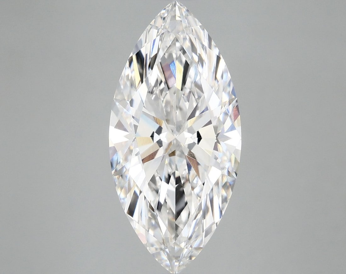 Loose Lab Diamond IGI Marquise 4.09ct D VVS2: Loose Lab Diamond IGI Marquise 4.09ct D VVS2 Loose lab-grown diamond weighing 4.09 carats, marquise cut, D color, VVS2 clarity, with excellent polish and symmetry, certified by IGI. Item Specifics: