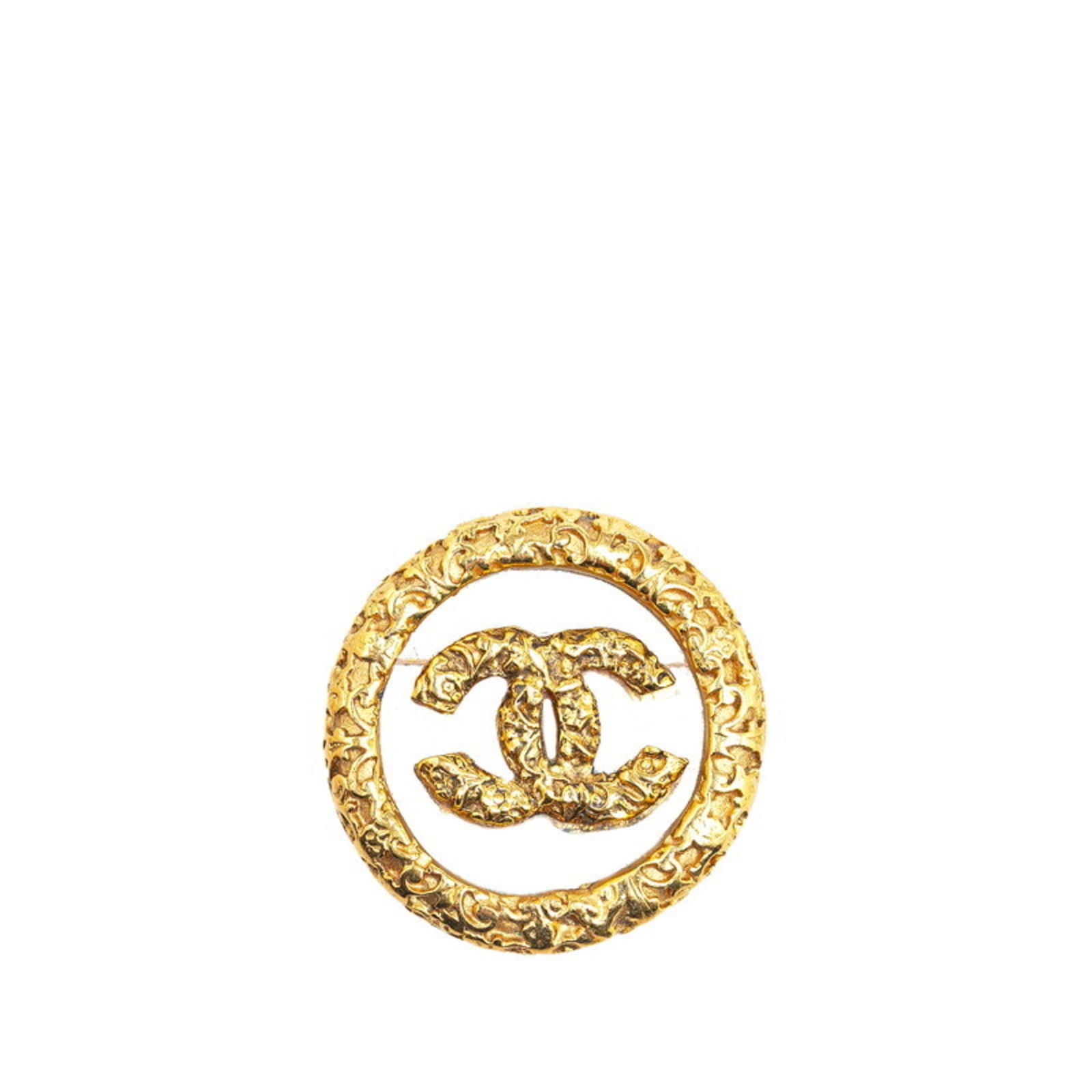 Chanel Brooch, Plastic with Gold Plating (1 of 4)