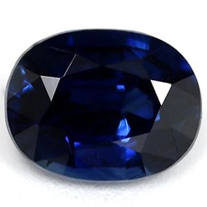 Loose Sapphire Gemstone 1.09ct Blue Oval (1 of 1)