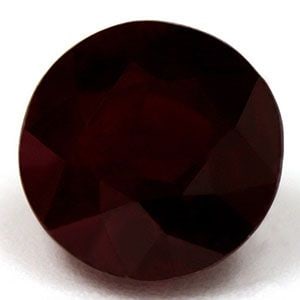 Loose Ruby Gemstone 1.62ct Red SI Round: Loose Ruby Gemstone 1.62ct Red SI Round This loose 1.62ct red ruby gemstone features a round shape, SI clarity, and has been treated with heating, with a deep red color. Item Specifics: Type: Ruby