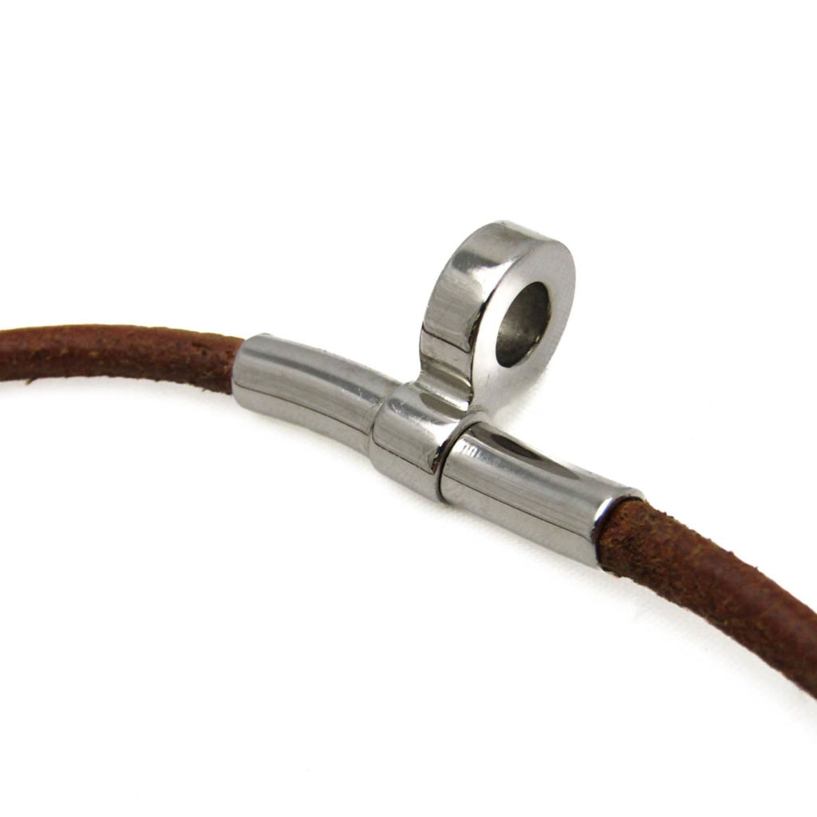 Leather and Metal Hermes - 4