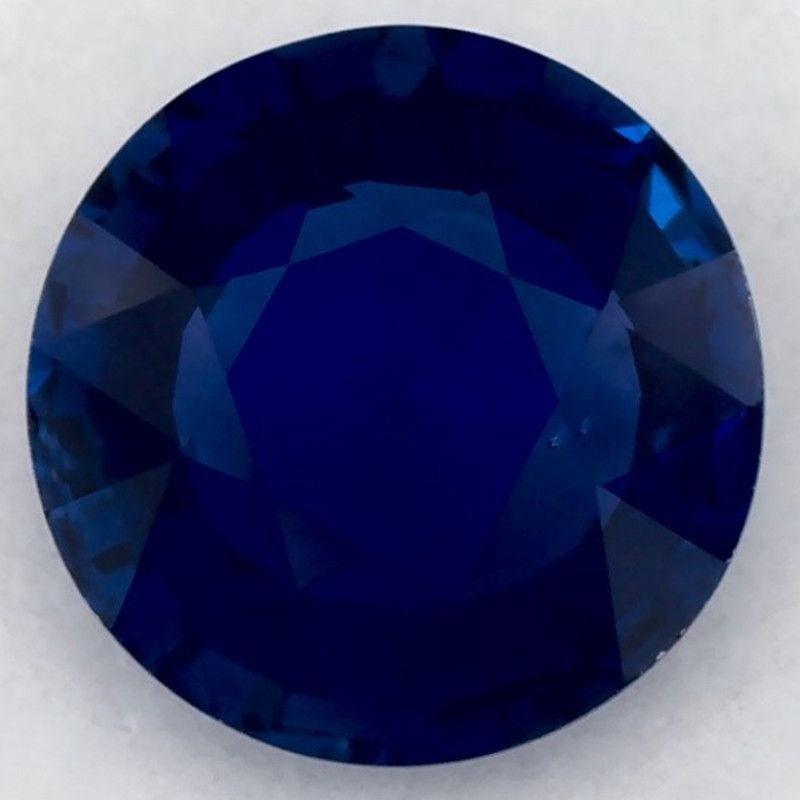 Loose Sapphire Gemstone Round 1.32ct Blue EC (1 of 1)