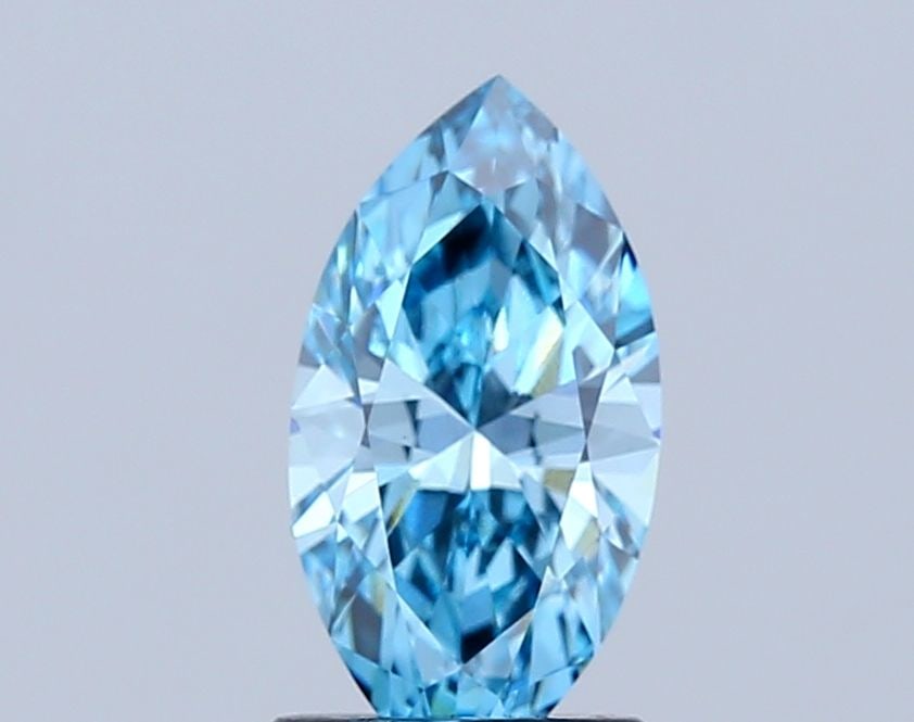 Loose Lab Diamond IGI Marquise 1.6ct Fancy Vivid Blue VS1: Loose Lab Diamond IGI Marquise 1.6ct Fancy Vivid Blue VS1 Loose lab-grown diamond IGI certified, marquise cut, 1.6ct, fancy vivid blue color, VS1 clarity, measuring 12.02L x 6.22W x 3.84H. Item