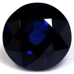 Loose Sapphire Gemstone 1.14ct Blue - Round: Loose Sapphire Gemstone 1.14ct Blue - Round Loose 1.14ct blue sapphire gemstone, faceted with SI clarity and heated treatment, measuring 6.29mm x 6.26mm; no certification. Item Specifics: Type: