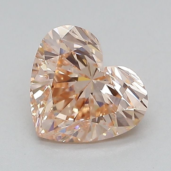 Loose IGI Heart 1.51ct Fancy Intense Pink VS1 Lab Diamond: Loose IGI Heart 1.51ct Fancy Intense Pink VS1 Lab Diamond Loose 1.51ct Fancy Intense Pink VS1 lab-grown diamond, with excellent polish and symmetry, measuring 6.98mm x 7.95mm x 4.66mm; certified by