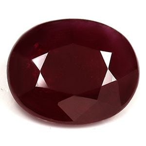 Loose Ruby Gemstone GIA Oval 2.34ct Red SI (1 of 1)