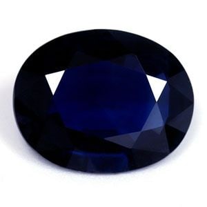 Loose Sapphire Gemstone Oval 2.25ct Blue SI: Loose Sapphire Gemstone Oval 2.25ct Blue SI Loose sapphire gemstone weighing 2.25ct with deep blue color and SI clarity, faceted and heated treatment, measuring 9.89L x 7.88W. Item Specifics: Type: