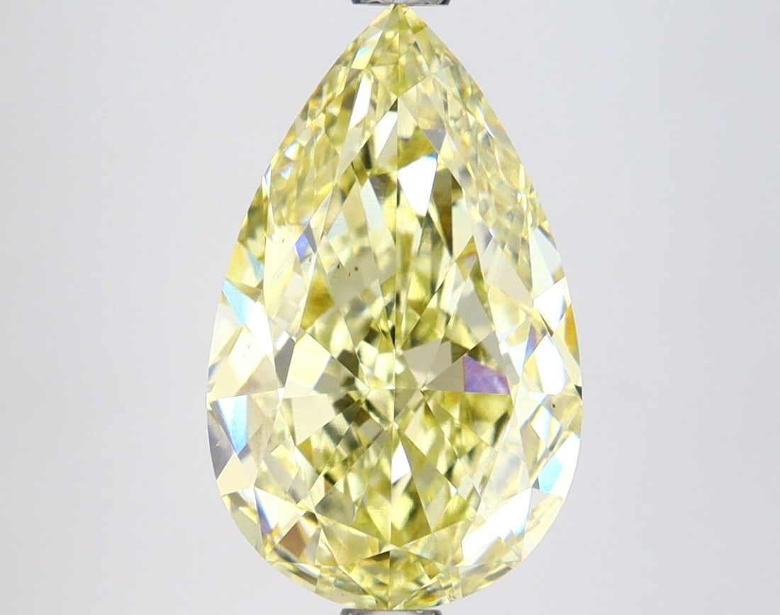 Loose Lab Diamond IGI Pear 3.75ct Fancy Intense Yellow VS1: Loose Lab Diamond IGI Pear 3.75ct Fancy Intense Yellow VS1 Loose Lab Diamond IGI Pear, 3.75ct, Fancy Intense Yellow, VS1 clarity, with excellent polish and symmetry; certified by IGI. Item
