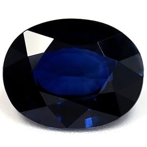 Loose Sapphire Gemstone Oval 3.17ct Blue EC (1 of 1)