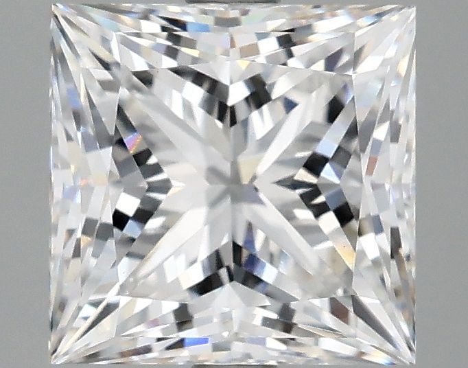 Loose Lab Diamond IGI Princess 3.08ct D VVS2: Loose Lab Diamond IGI Princess 3.08ct D VVS2 Loose lab-grown diamond weighing 3.08 carats, princess cut with color D and VVS2 clarity, certified by IGI, measuring 7.98L x 7.83W x 5.66H. Item