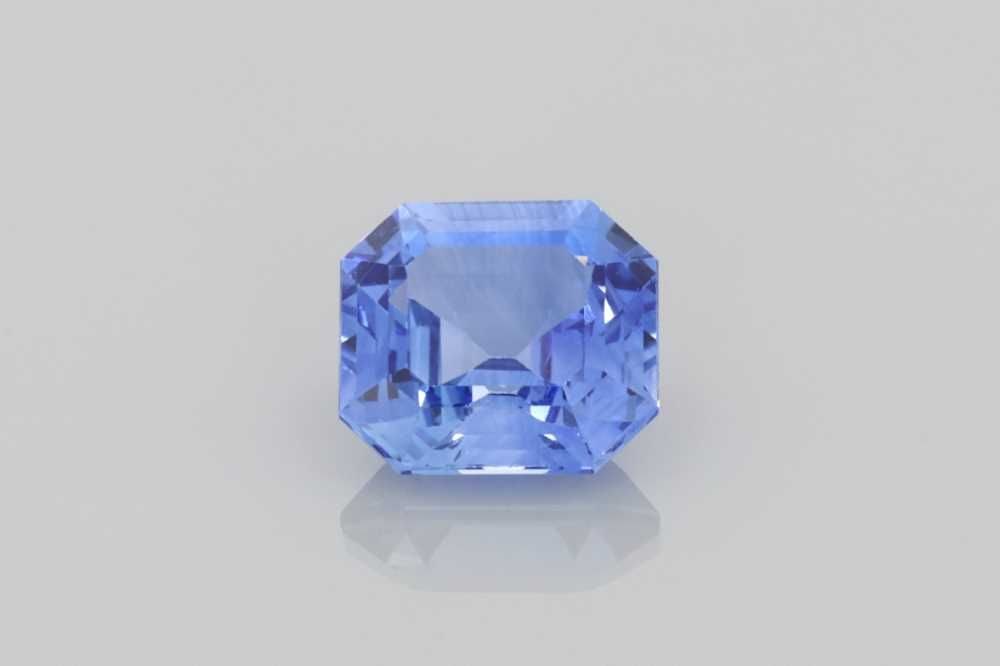 Loose Sapphire Gemstone Asscher 1.02ct Blue EC (1 of 1)