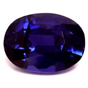 Loose Sapphire Gemstone GIA Oval 3.32ct Purple SI (1 of 1)