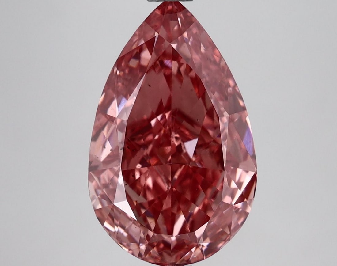 Loose Lab Diamond 3.68ct Fancy Vivid Pink SI1 - IGI Pear: Loose Lab Diamond 3.68ct Fancy Vivid Pink SI1 - IGI Pear This Loose Lab Diamond weighs 3.68ct, showcasing a Fancy Vivid Pink color with SI1 clarity, and is accompanied by IGI certification. Item