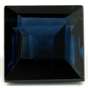 Loose Sapphire Gemstone 1.48ct Blue EC - Square (1 of 1)