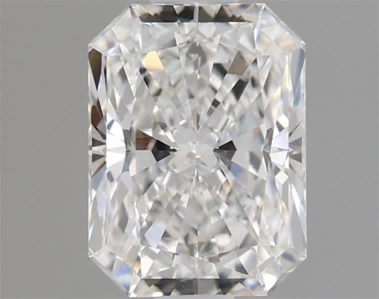 IGI Loose Radiant 1.54ct F VS1 Lab Diamond: IGI Loose Radiant 1.54ct F VS1 Lab Diamond Loose lab-grown diamond, IGI certified, weighing 1.54ct with a radiant cut, F color, VS1 clarity, and excellent polish and symmetry, measuring 7.79L x 5.78W