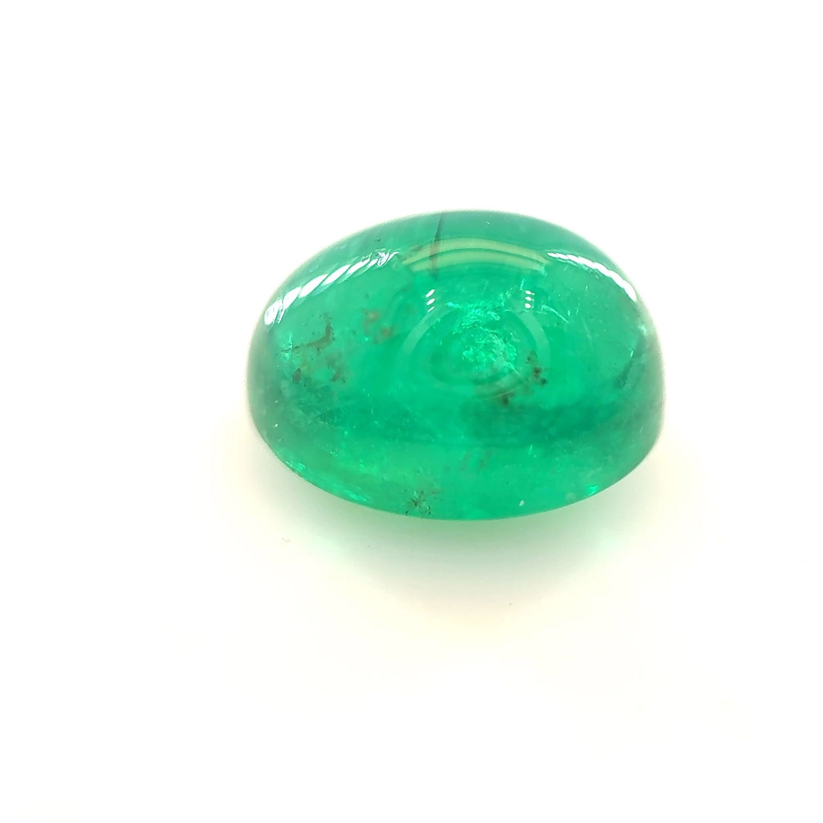 Loose 2.72ct Green Oval SI Emerald Gemstone (1 of 1)