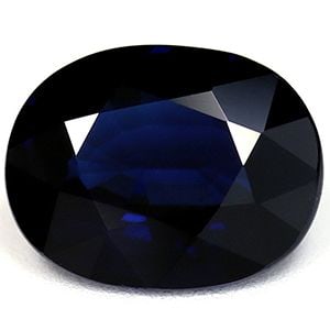 Loose Blue Oval 2.98ct SI Sapphire Gemstone: Loose Blue Oval 2.98ct SI Sapphire Gemstone This loose blue oval sapphire gemstone weighs 2.98ct, has SI clarity, is heated, features a deep blue color shade, and measures 10.14L x 7.93W mm. Item