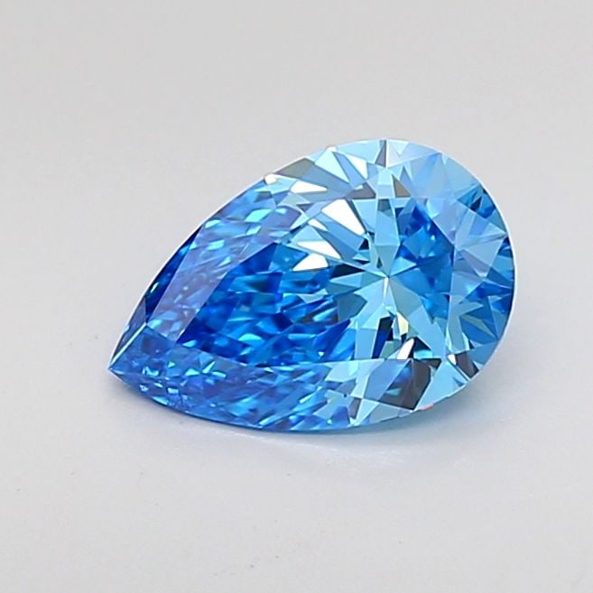 Loose Lab Diamond 1.01ct IGI Pear Fancy Vivid Blue VS2: Loose Lab Diamond 1.01ct IGI Pear Fancy Vivid Blue VS2 Loose lab-grown diamond weighing 1.01ct, pear cut, Fancy Vivid Blue color, with VS2 clarity, certified by IGI. Item Specifics: Source: This Is A