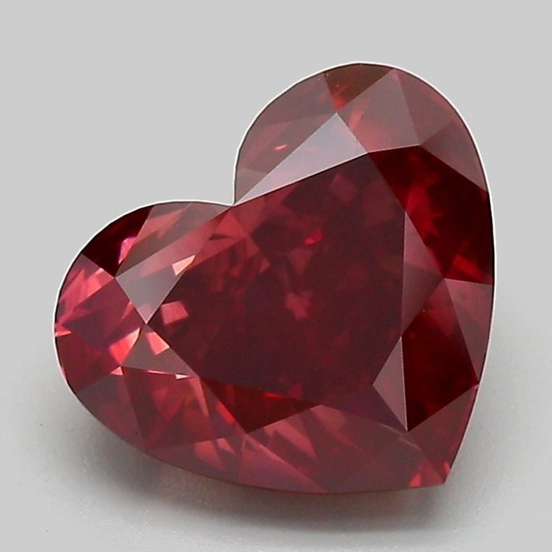 Loose Lab Diamond IGI Heart 3.05ct Fancy Deep Pink VVS2 (1 of 1)