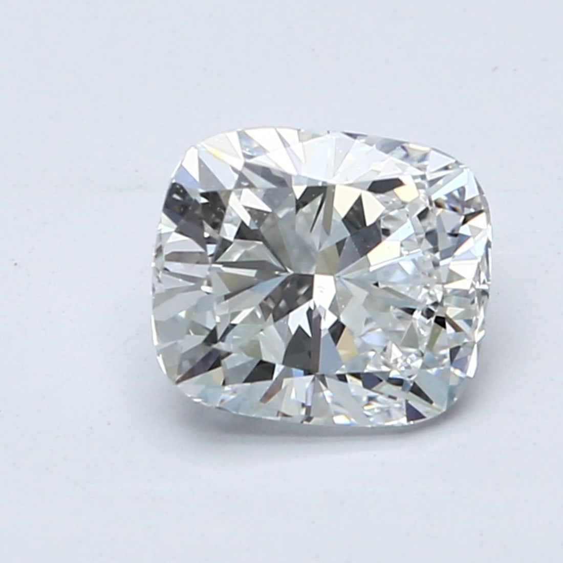 Loose Lab Diamond GIA Cushion Modified 2.05ct E VS1: Loose Lab Diamond GIA Cushion Modified 2.05ct E VS1 Loose lab-grown diamond, 2.05ct, GIA certified, featuring an E color and VS1 clarity, with EX polish and symmetry, measuring 8.62L x 6.74W x 4.57H.