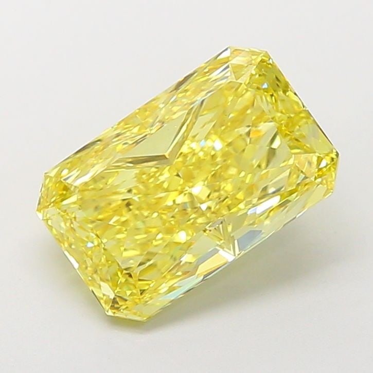 Loose Lab Diamond IGI Radiant 4.04ct Fancy Vivid Yellow VS1: Loose Lab Diamond IGI Radiant 4.04ct Fancy Vivid Yellow VS1 Loose Lab Diamond IGI Radiant at 4.04ct with Fancy Vivid Yellow color and VS1 clarity. Certified by IGI, featuring excellent polish and very