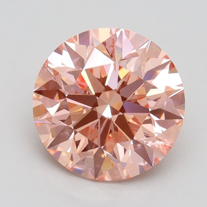 Loose Lab Diamond - IGI Round 2.06ct Fancy Intense Pink SI2: Loose Lab Diamond - IGI Round 2.06ct Fancy Intense Pink SI2 This 2.06ct Loose Lab Diamond has a Fancy Intense Pink color and SI2 clarity, certified by IGI, with measurements of 8.07L x 8.09W x 5.09H.
