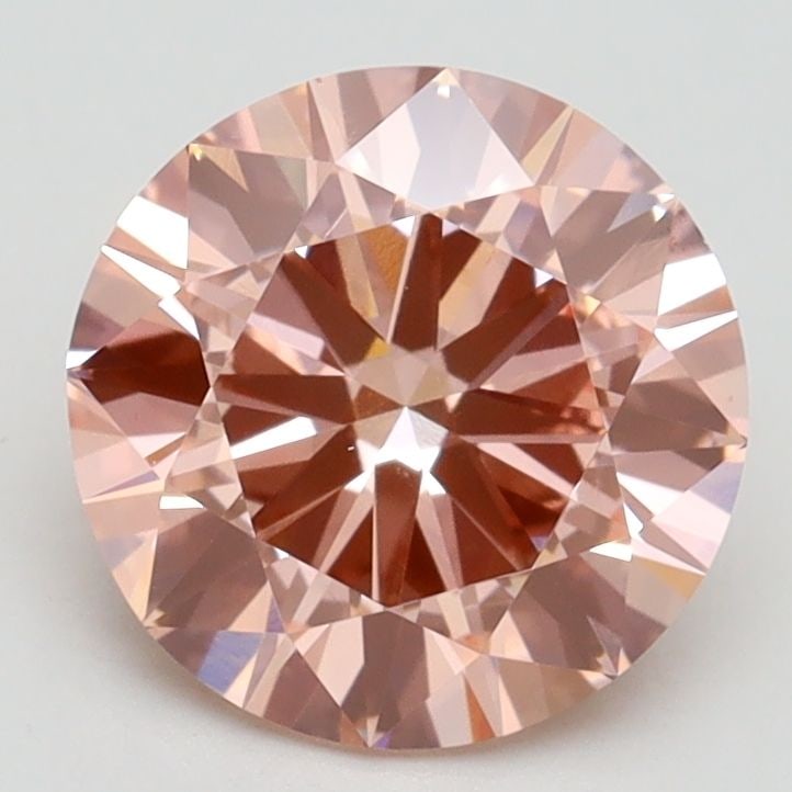 Loose Lab Diamond 2.05ct Round Fancy Intense Pink VVS2: Loose Lab Diamond 2.05ct Round Fancy Intense Pink VVS2 Loose lab-grown diamond weighing 2.05 carats, round cut, in a fancy intense pink color with VVS2 clarity. Certified by IGI, it features excellent