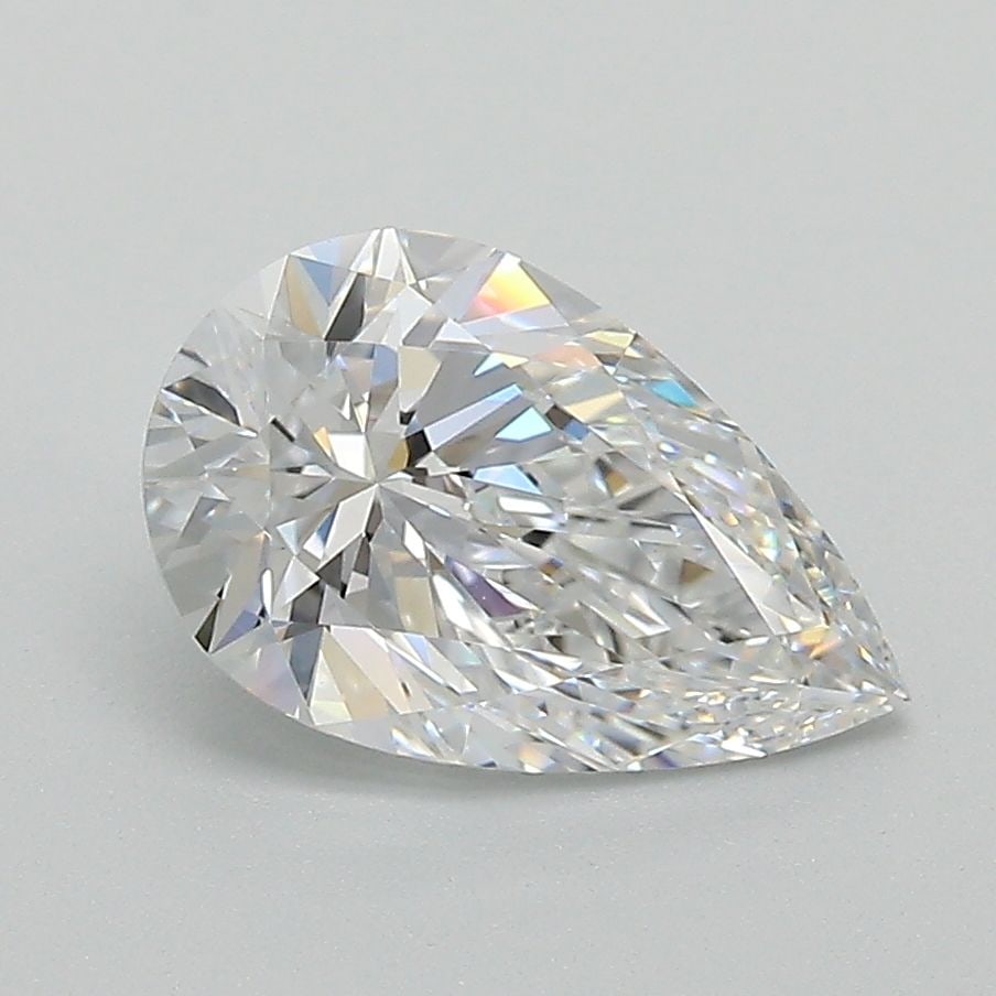1.59ct D VVS2 IGI Pear - Loose Lab Diamond: 1.59ct D VVS2 IGI Pear - Loose Lab Diamond Loose Lab Diamond IGI Pear, 1.59ct, D color, VVS2 clarity, featuring EX Polish and EX Symmetry, measuring 10.45L x 6.58W x 4.09H. Item Specifics: Source: Thi