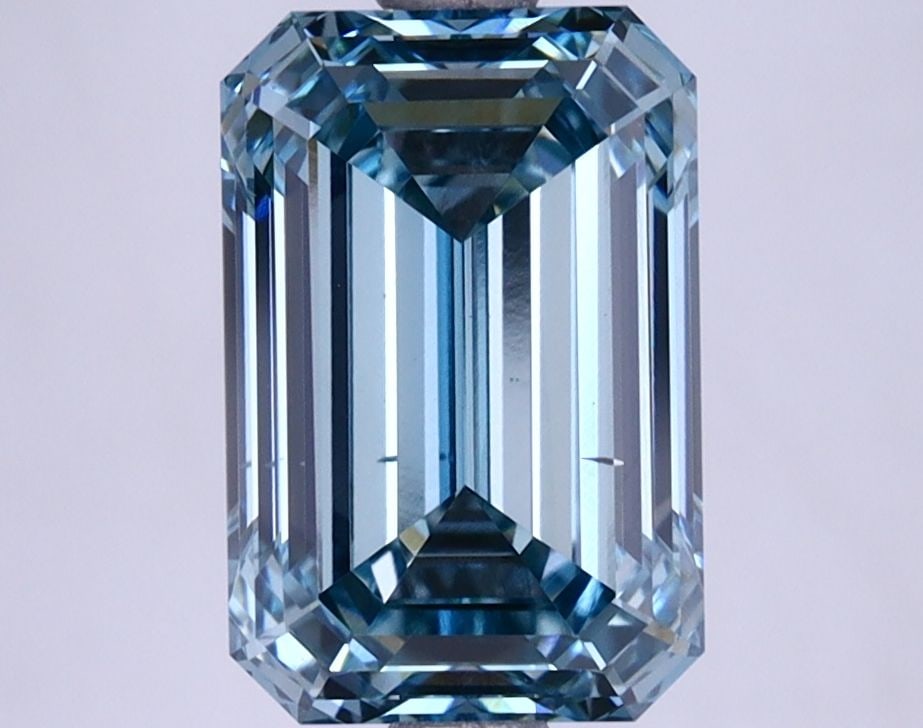 Loose Lab Diamond IGI Emerald 2.54ct Fancy Intense Blue VS1 (1 of 1)
