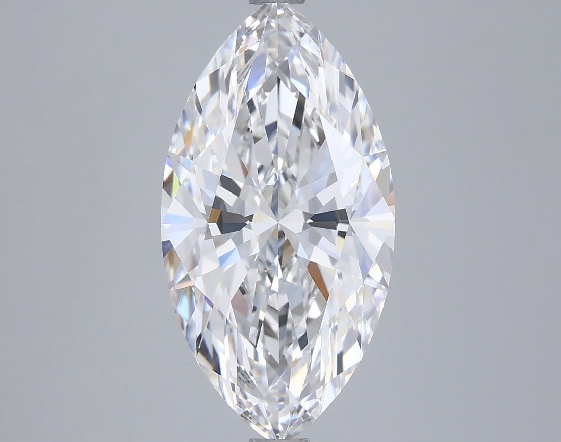 Loose Lab Diamond IGI Marquise 3.59ct E VVS2: Loose Lab Diamond IGI Marquise 3.59ct E VVS2 The Loose Lab Diamond IGI Marquise weighs 3.59ct, has an E color, and carries a VVS2 clarity grade. It is IGI certified with excellent polish and symmetry.
