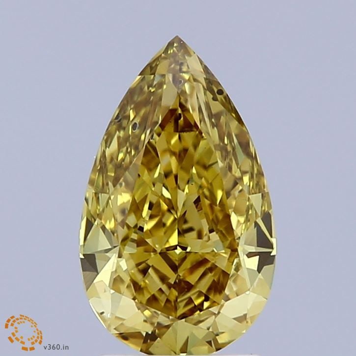 Loose Lab Diamond IGI Pear 2.0ct Fancy Vivid Yellow SI1: Loose Lab Diamond IGI Pear 2.0ct Fancy Vivid Yellow SI1 Loose Lab Diamond IGI Pear, 2.0ct, Color: Fancy Vivid Yellow, Clarity: SI1, with EX Polish and EX Symmetry, measures 10.79L x 6.55W x 4.11H, cer