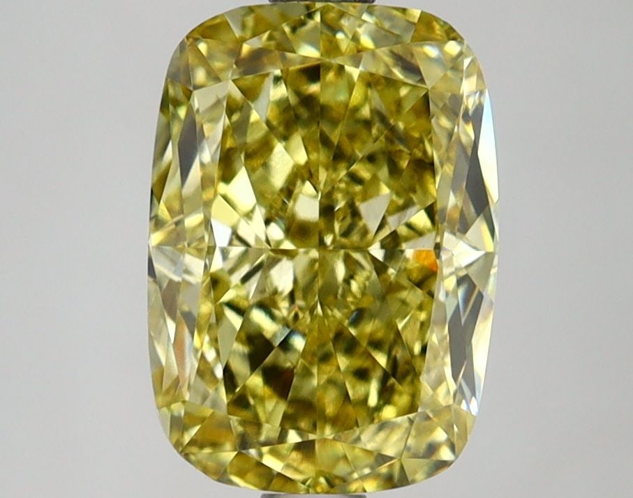 Loose Lab Diamond IGI Cushion Modified 2.92ct Fancy Vivid Yellow VS2: Loose Lab Diamond IGI Cushion Modified 2.92ct Fancy Vivid Yellow VS2 Loose Lab Diamond IGI Cushion Modified, 2.92ct, in Fancy Vivid Yellow color with VS2 clarity and IGI certification. Item Specifics: