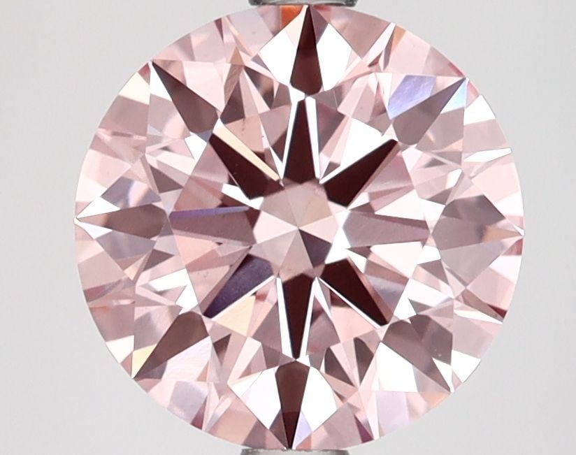 Ideal Loose Lab Diamond IGI Round 2.51ct Fancy Intense Pink VS2: Ideal Loose Lab Diamond IGI Round 2.51ct Fancy Intense Pink VS2 Ideal loose lab-grown diamond, 2.51ct, Fancy Intense Pink, VS2 clarity, certified by IGI, measuring 8.74L x 8.84W x 5.31H. Item Specific